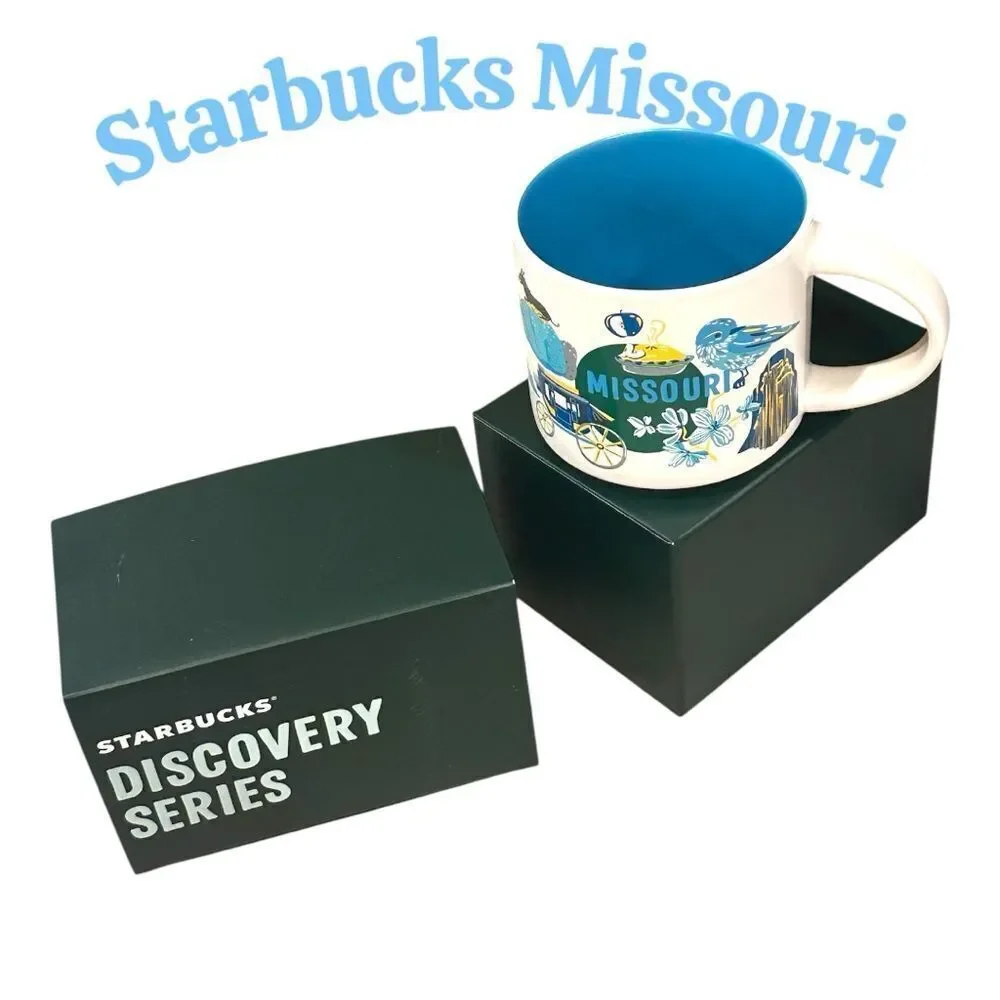 Starbucks Missouri Discovery Series Ceramic Coffee Mug Cup NIB